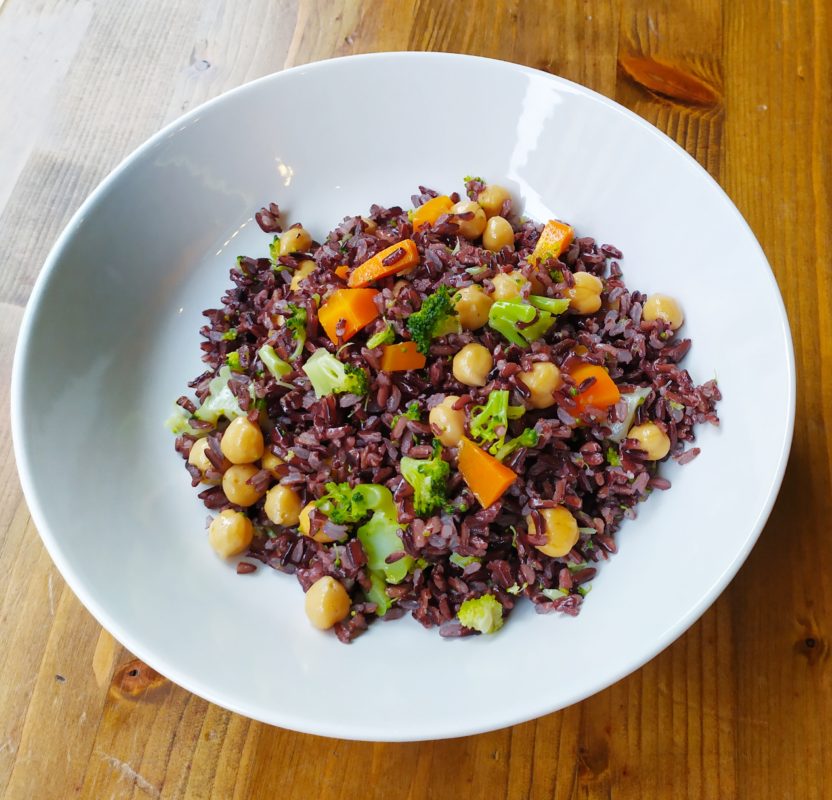 Riso Nero Integrale con Carote,Zucchine, Ceci e Piselli NaturalBreak